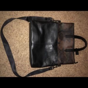 Brand new coach foldover cross body bag